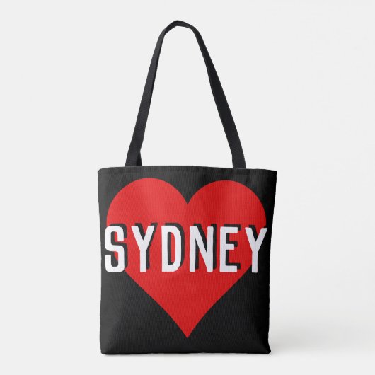 Liebe Sydney, Australien Tasche (Rückseite)