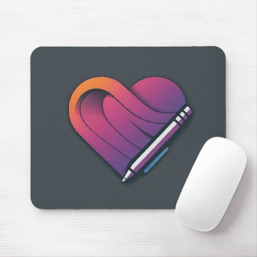 Liebe Symbol Pen Mousepad (Mit Mouse)