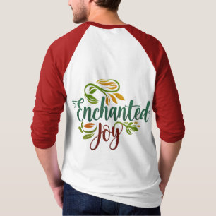 Liebe-Symbol und verzaubert Joy Men's Raglan T-Shirt