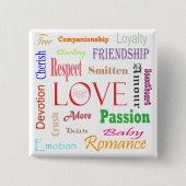 Liebe Synonyme von Shirley Taylor Button (Vorderseite)
