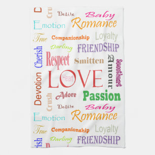 Liebe Synonyme von Shirley Taylor Handtuch