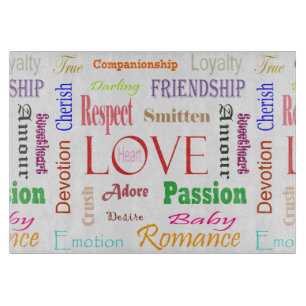 Liebe Synonyme von Shirley Taylor Schneidebrett