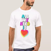 Liebe T-Shirt (Vorderseite)