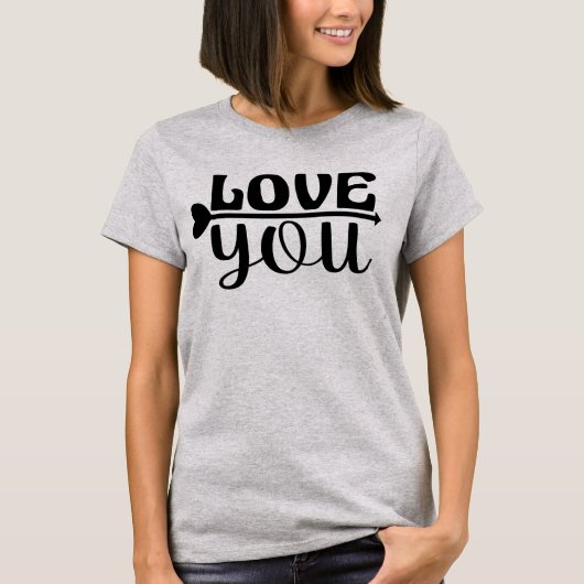 LIEBE. T-Shirt (Vorderseite)
