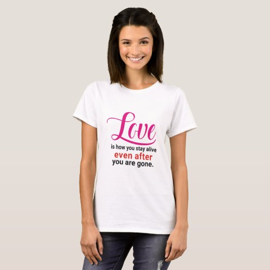 Liebe T-Shirt (Vorne ganz)