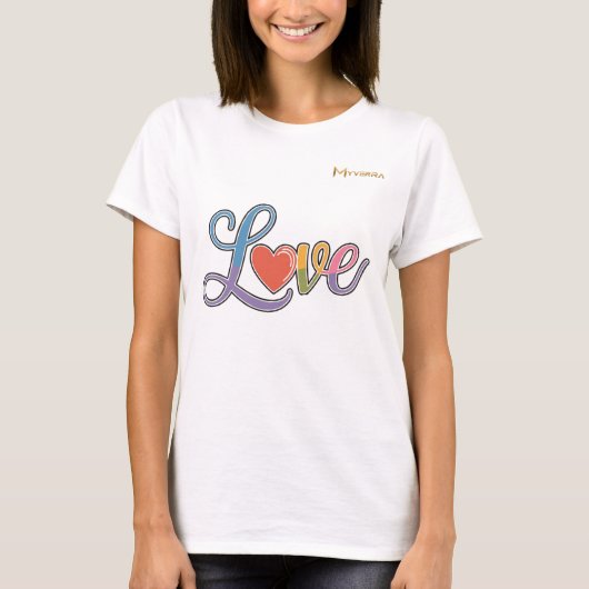 Liebe T-Shirt (Vorderseite)