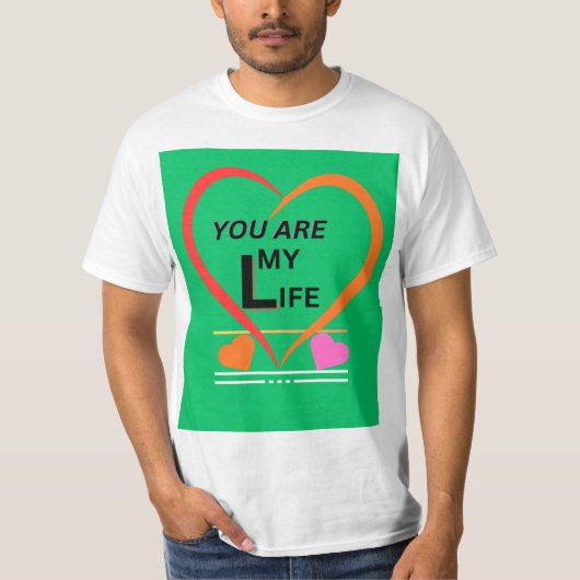 Liebe T Shirt Design (Vorderseite)