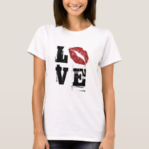 LIEBE T - SHIRT Design Valentinstag Geschenkidee