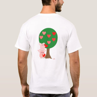 Liebe T - Shirt einfach (Design auf der Rückseite)