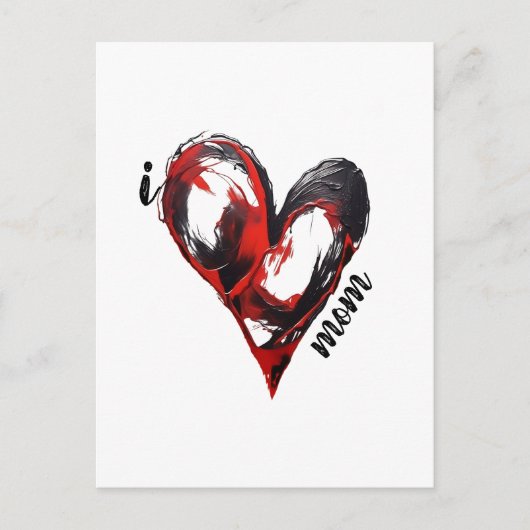 Liebe - T - Shirt für kundenspezifisches Design Postkarte (Vorderseite)