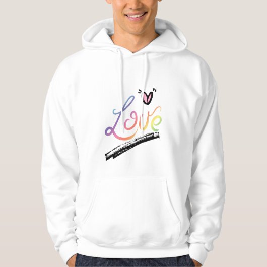 Liebe T-Shirt Hoodie (Vorderseite)