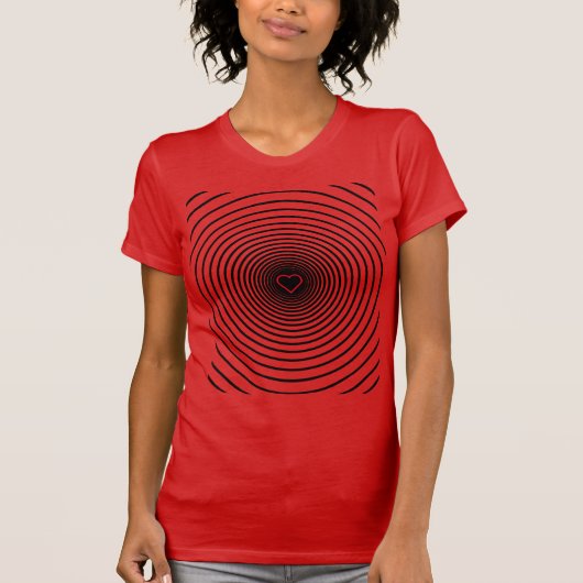 Liebe T - Shirt mit Herz oder Farbe wählen (Vorderseite)
