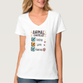 Liebe T Shirt zur Rettung von Hunden und Katzen fü (Vorderseite)