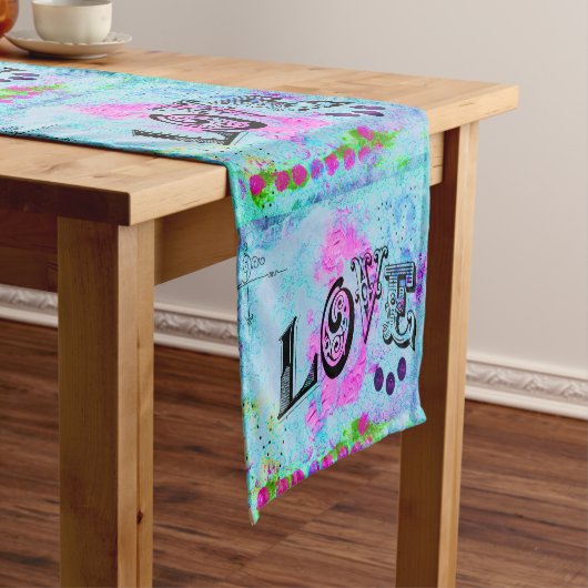 Liebe Table Runner Kurzer Tischläufer (Beispiel)
