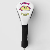 Liebe Taco Herz lächelnd mexikanische Lebensmittel Golf Headcover (Vorderseite)