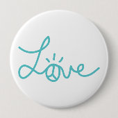 Liebe-tadelloses Button (Vorderseite)