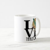 LIEBE Tahlequah 11oz Kaffeetasse (VorderseiteRechts)