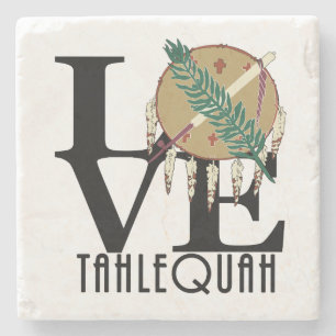 LIEBE Tahlequah Oklahoma Steinuntersetzer