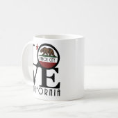 LIEBE Tahoe City, Kalifornien 11oz Kaffeetasse (Vorderseite Links)