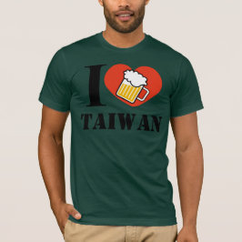 Liebe Taiwan Bier T-Shirt