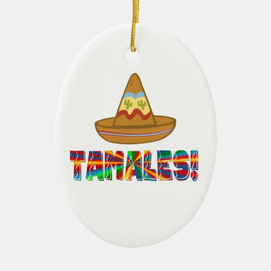 Liebe Tamale Keramik Ornament (Vorne)
