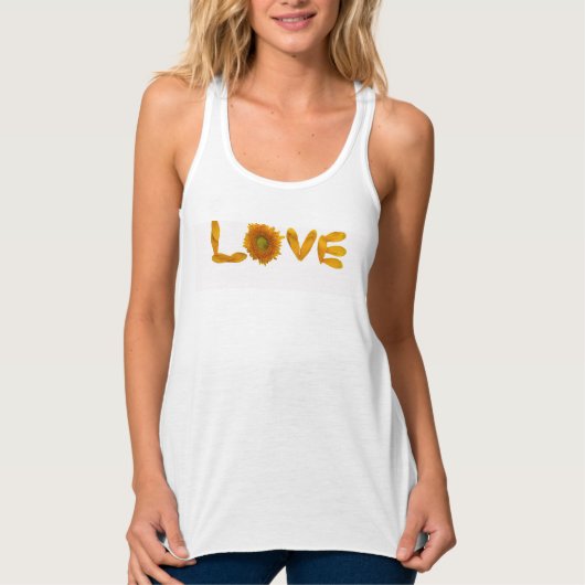 Liebe-Tank Tank Top (Vorderseite)