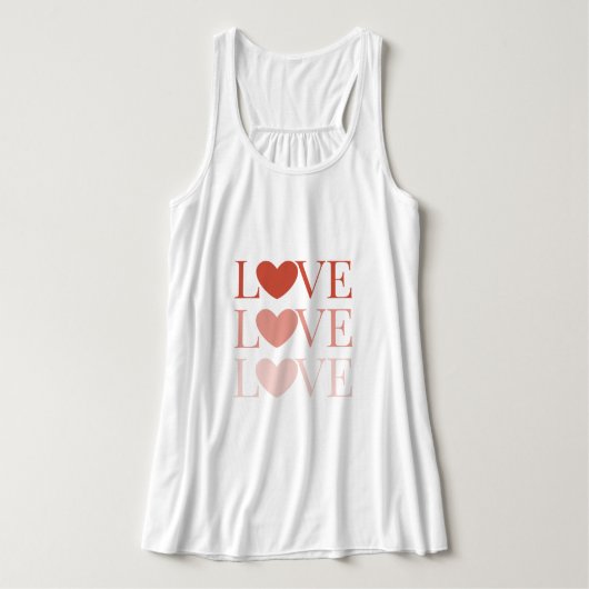 Liebe Tank Top (Design Vorderseite)