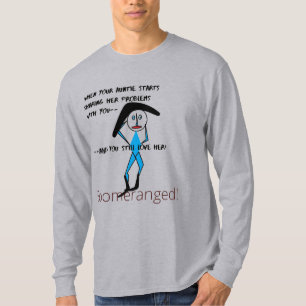 Liebe Tante - Langschläfer T - Shirt Boomerangang