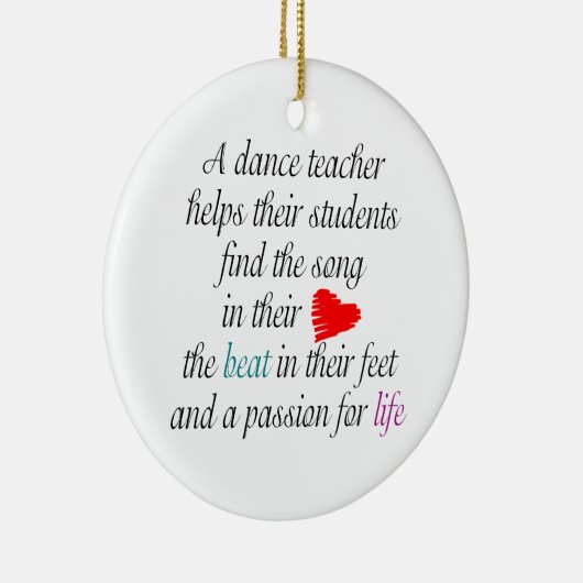 Liebe, Tanz einseitige Verzierung zu unterrichten Keramikornament (Rechts)