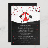 Liebe-Tanz - Hochzeits-Einladung Einladung (Vorne/Hinten)