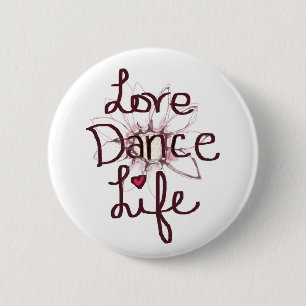 Liebe-Tanz-Knopf Button