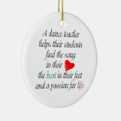 Liebe, Tanz kundengerechte Verzierung zu Keramikornament (Rechts)