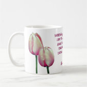 Liebe Tanz Sing Tulips Inspiration Kaffeetasse (Links)