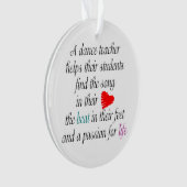 Liebe, Tanz zu unterrichten Ornament (Vorderseite)