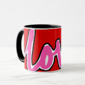 LIEBE Tasse (Vorderseite Links)