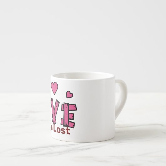 LIEBE Tasse (Vorderseite Rechts)
