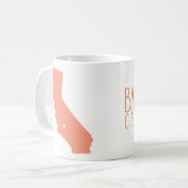 Liebe-Tasse Bakersfields, Kalifornien Kaffeetasse (Vorderseite Links)