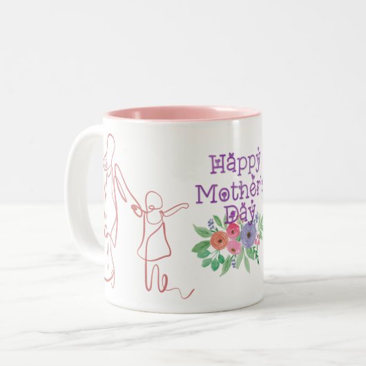 Liebe - Tasse des Muttertags (Vorderseite Links)