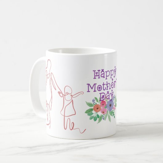 Liebe - Tasse des Muttertags (Vorderseite Links)