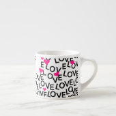 Liebe-Tasse des Valentines Tages Espressotasse (Rechts)