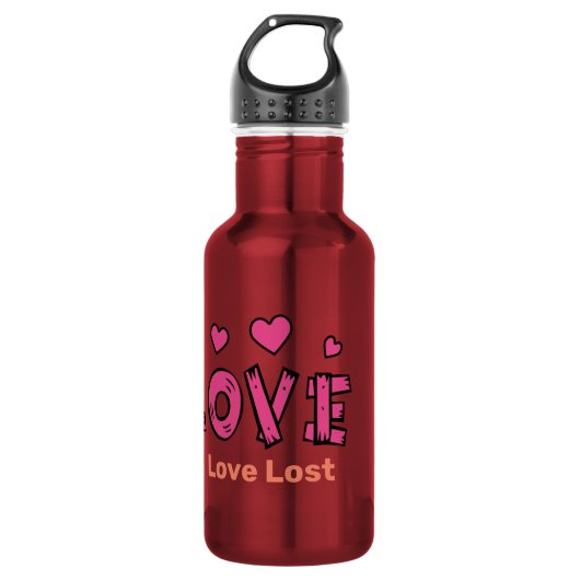 LIEBE Tasse Edelstahlflasche (Vorderseite)