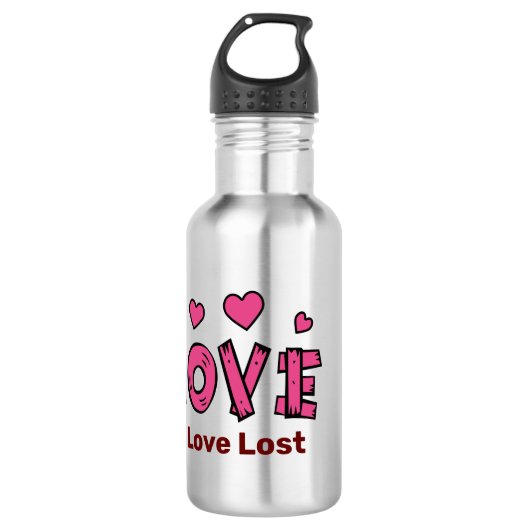 LIEBE Tasse Edelstahlflasche (Vorderseite)