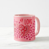LIEBE TASSE FÜR BOYFRIEND , HUSBAND , LIEBTE EINEN (VorderseiteRechts)