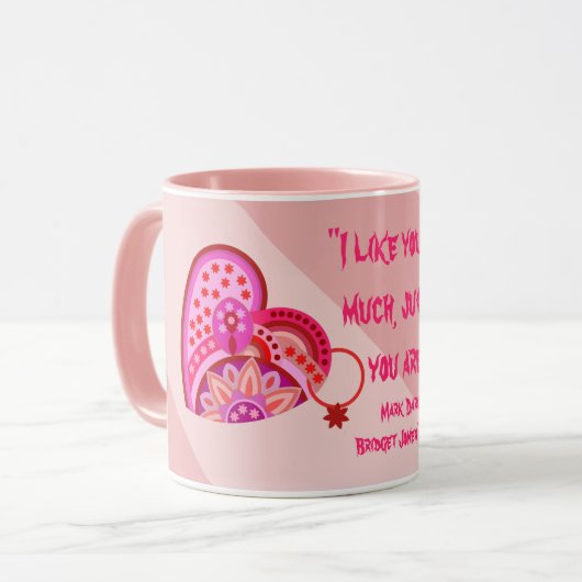 LIEBE TASSE FÜR HUSBAND ODER EHEFRAU (Vorderseite Links)