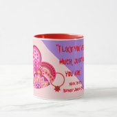 LIEBE TASSE FÜR HUSBAND ODER EHEFRAU (Zentrum)