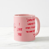 LIEBE TASSE FÜR LIEBE (VorderseiteRechts)