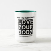 "Liebe Tasse Ihres Körpers" (Zentrum)