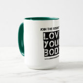 "Liebe Tasse Ihres Körpers" (Vorderseite Links)