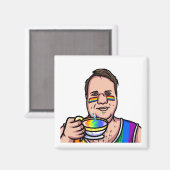 Liebe Tasse Magnet (Vorderseite/Rückseite)