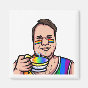 Liebe Tasse Magnet
